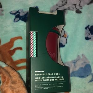 2 Starbucks Reusable Cold Cups BNWT.
